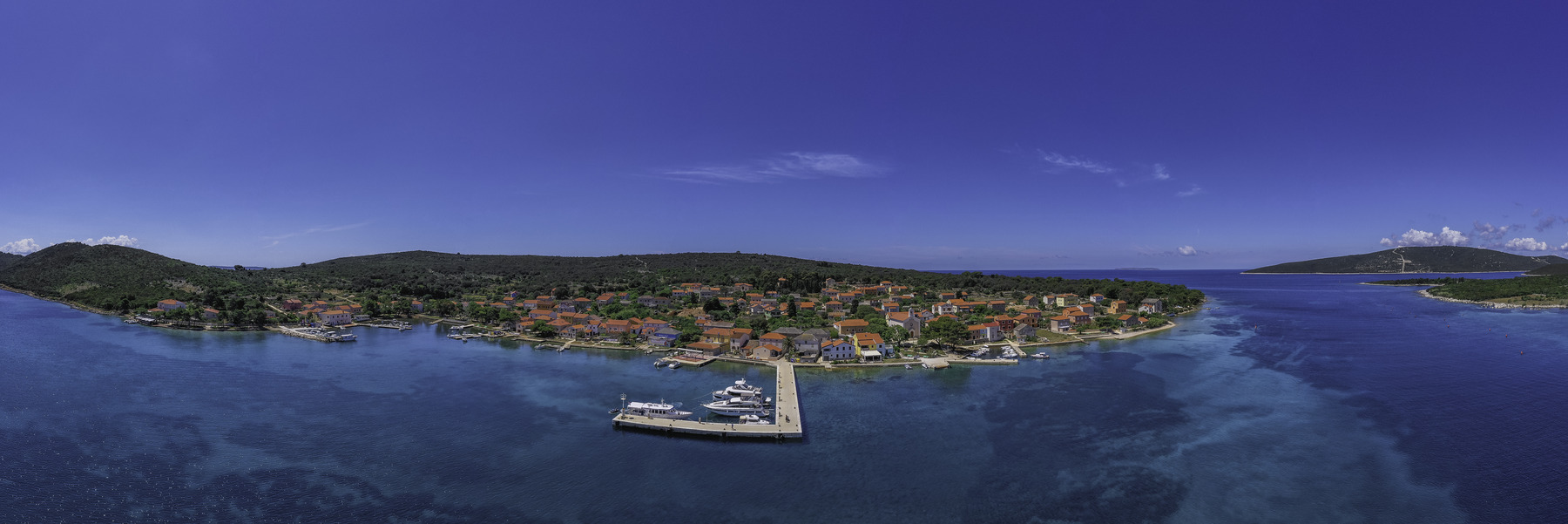 Stunning island view from Losinj, an ideal spot for boat rentals, Rent a Boat Losinj